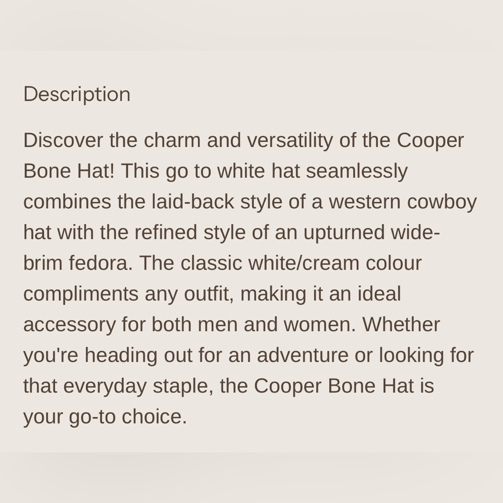 Will & Bear Cooper Bone NWT Size L - Picture 11 of 11